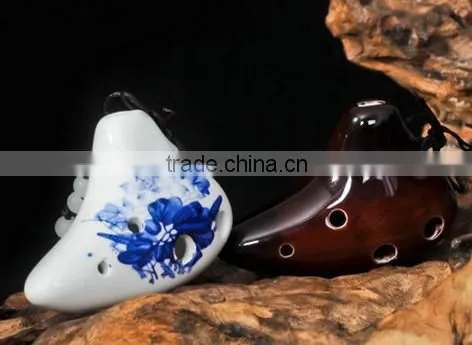 Td059 weian factory 12 holes and 6 holes toy ocarina instrument for foreign