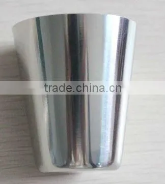2oz stainless steel and plastic skull shot glass