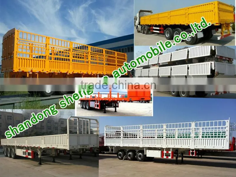 2015 Top Ranking Side wall semi trailer with side panels detachable