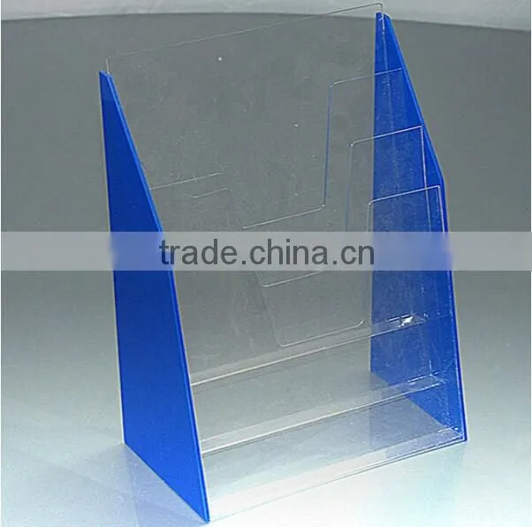 Custom catalog holder brochure holder with single pocket