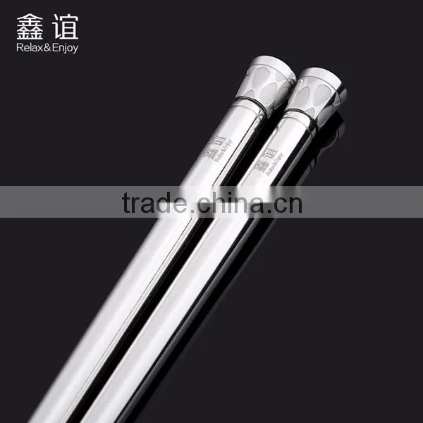 SGS High grade chopsticks silver plated chopsticks OEM with exchangeable head for hotel restaurant household wedding gift