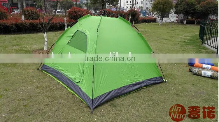 3-4 Person Fiberglass Pole Outdoor Camping Tent