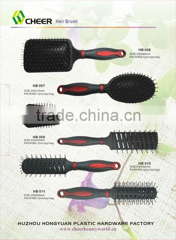 Wooden hair brushes HB027/wooden handle round hair brushes/wooden hair brushes wholesale