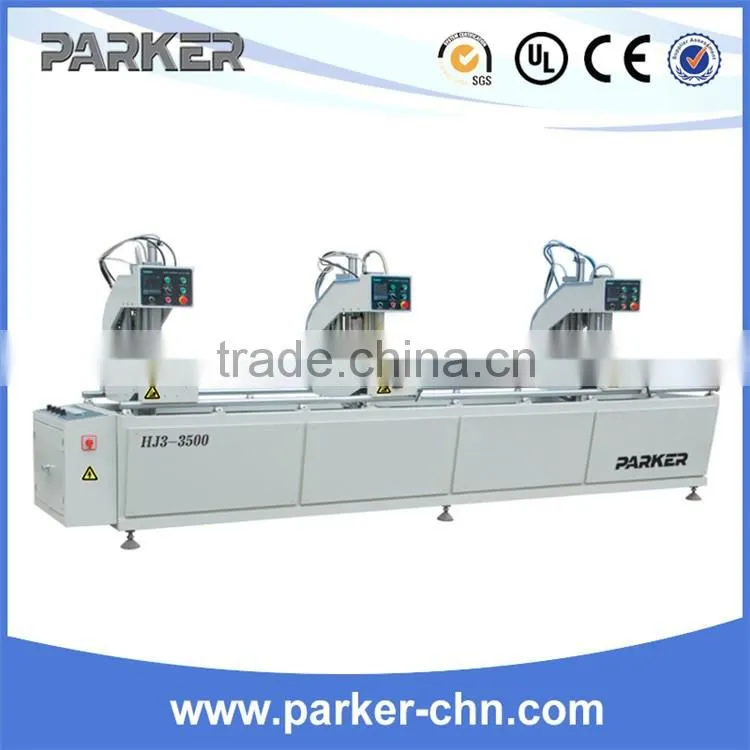 HJ3-3500 PVC window door 3-head welding machine