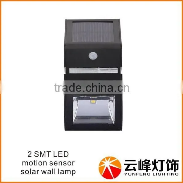 wholesale hot selling LED solar lamp PIR motion sensor solar wall light solar wall light with sensor