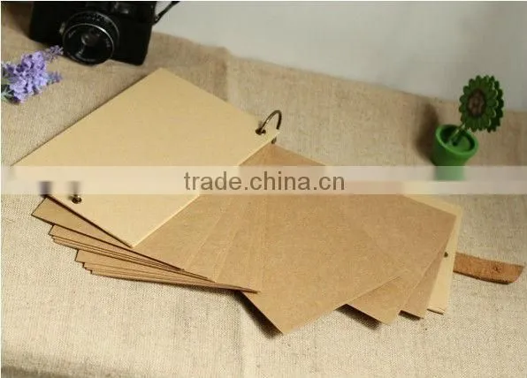Original ecology kraft paper notebook with spiral