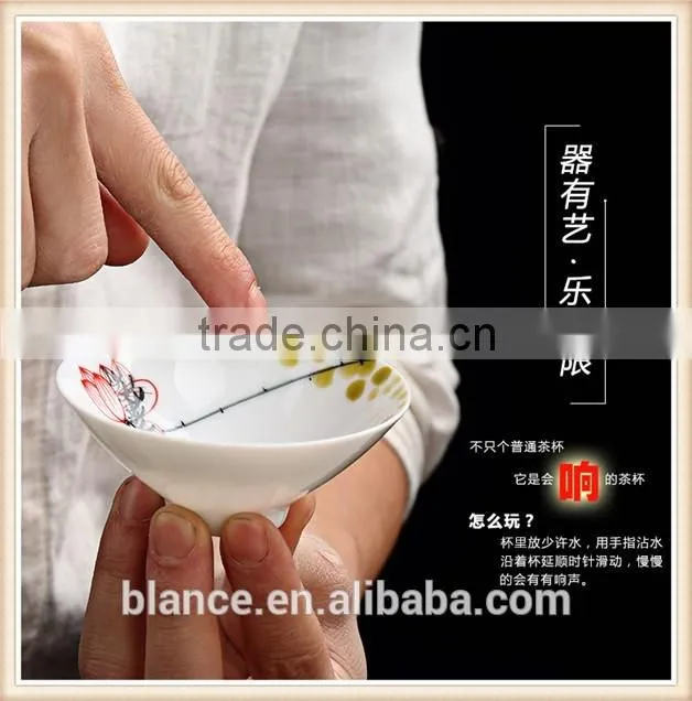 hand painted ceramic tea tasting cup wholesale