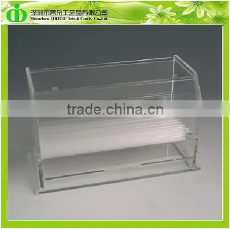 DDQ-S007 Trade Assurance Cheap Acrylic Straw Dispenser