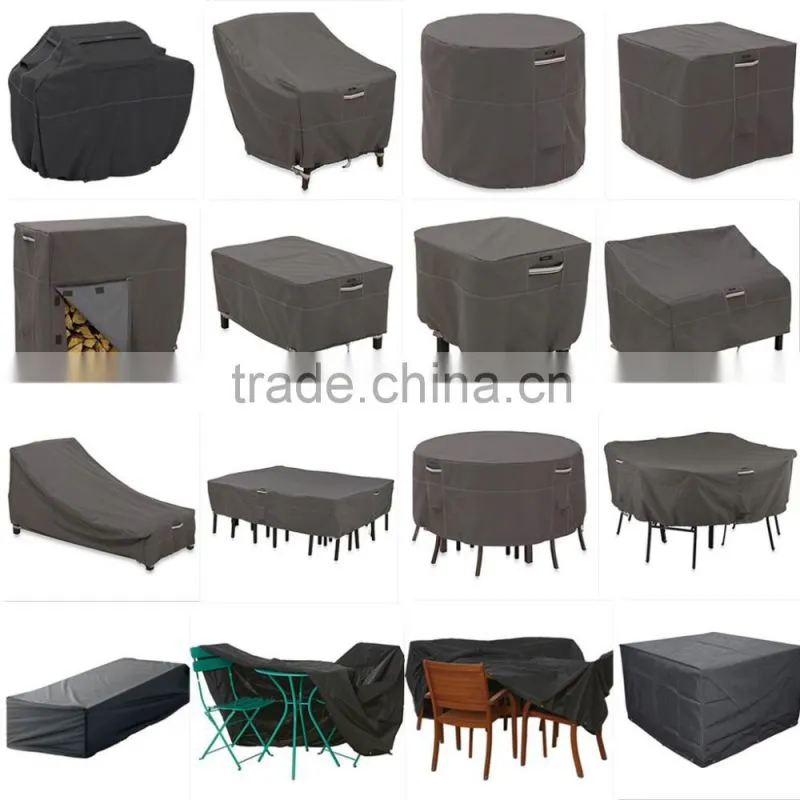 2016 hot china round table PE patio furniture covers