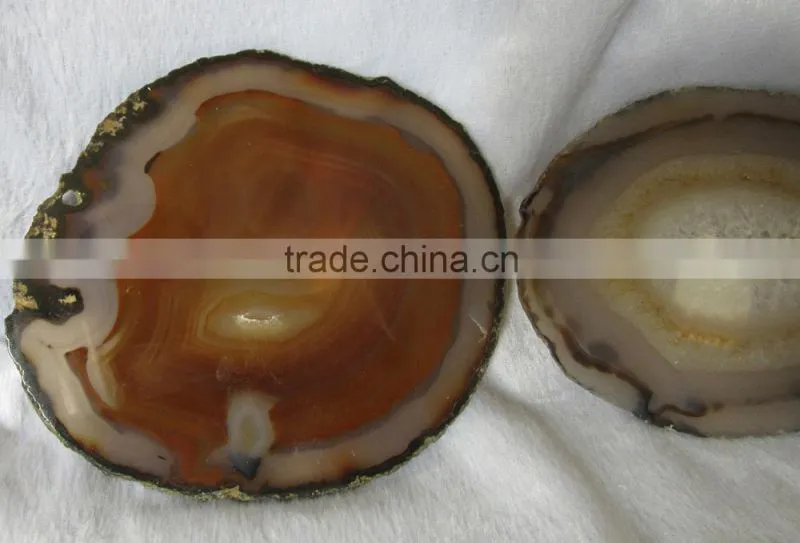 China wholesale raw agate with round shape