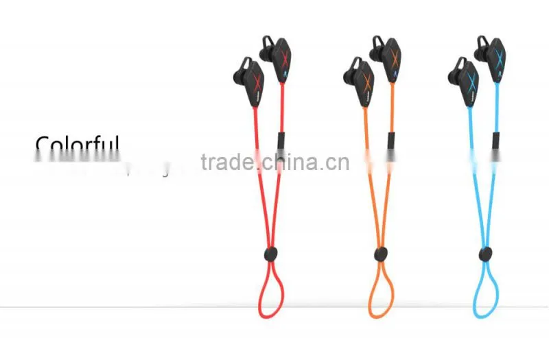 2016 hot sale cheap stereo sound earphone high quality wireless earphone sports use earphone