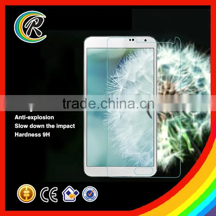 High quality temper glass screen protector note 4 screen protector for samsung note 4 tempered glass