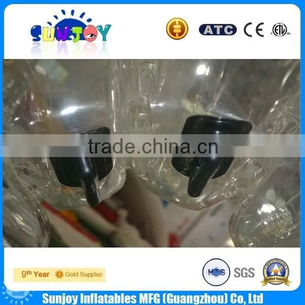 1.2m/1.5m/1.7m diameter kids&adults inflatable bumper ball, 0.8-1mm PVC/TPU bubble soccer football, body zorb ball