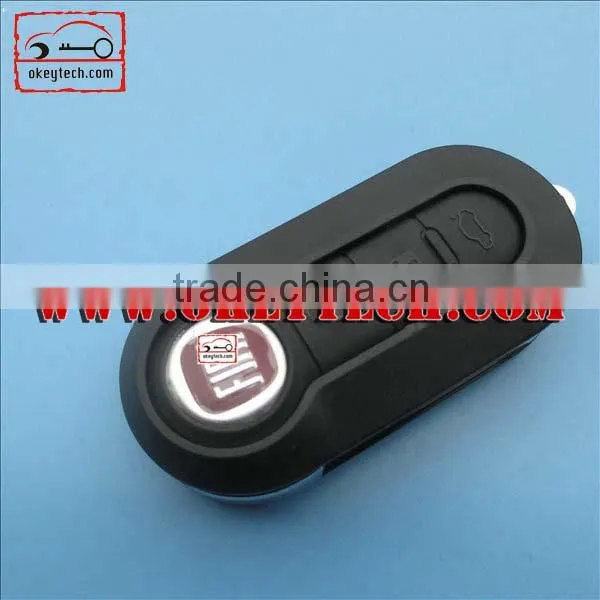 High quality fiat 500 key shell fiat key cover for shell key fiat 500 covers