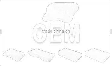 Baby floor latex foam contour wedge pillow