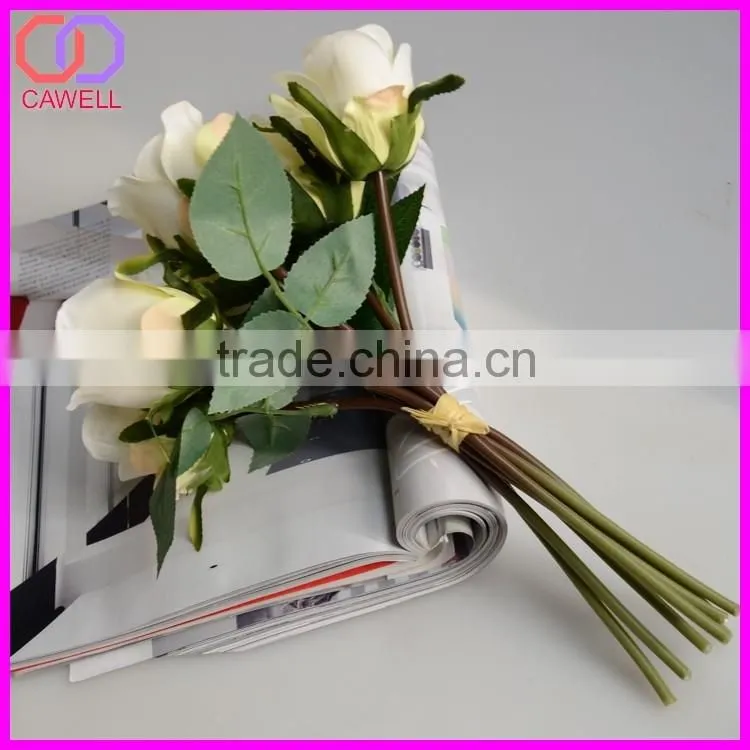 wholesale white artificial silk roses flowers