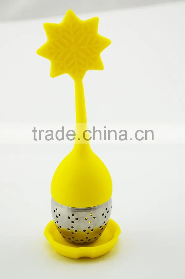 star tree shape Silicone tea infusers