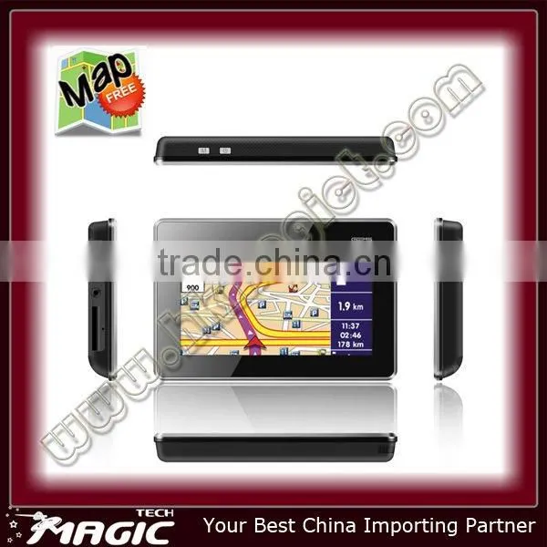 5 inch free map gps car tracker
