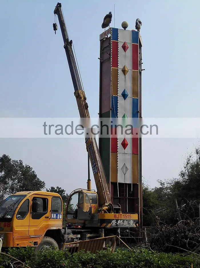 Outdoor fun rides kiddie amusement free fall tower rides for sale