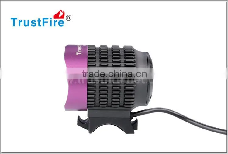 TR-D008 best bicycle led light 2000lumens CREE bicycle light TrustFire bike front light with rechargeable battery pack