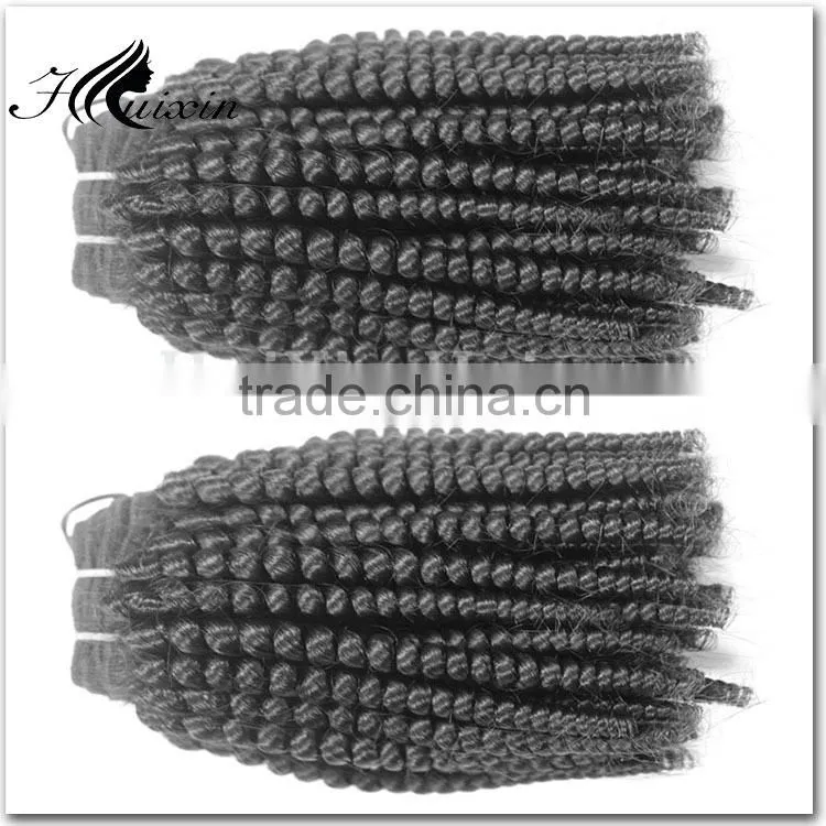 100% Unprocessed Virgin Cambodian Kinky Curly Hair Weaves