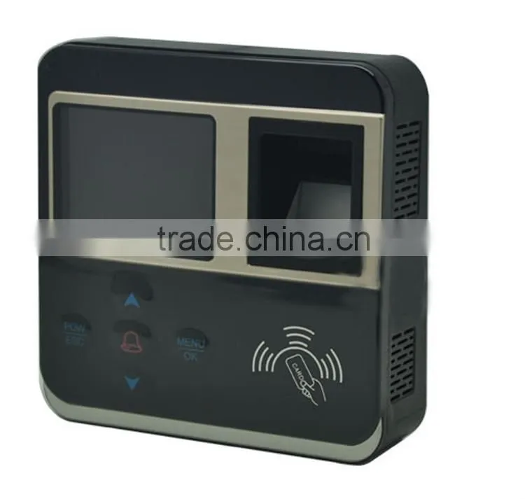 Wiegand In/Out, 2.4'' Colorful TFT, P2P, TCP/IP, RS485, USB Host RFID fingerprint biometric access control system