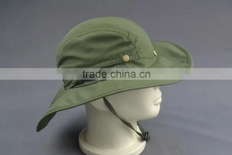 Army green bucket hat for split