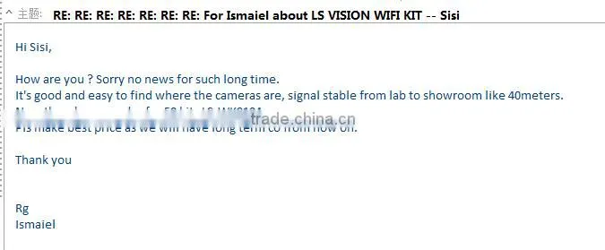LS VISION wifi ip camera with nvr kit wireless security camera wifi p2p wireless 2mp ip camera