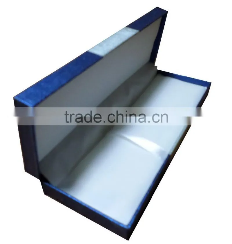 Blue color for customzied logo paper pen case for sale