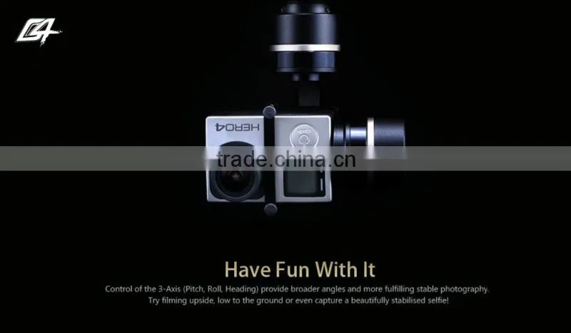 Feiyu G4 3-Axis brushless handheld steadycam camera gimbal stabilizer for Go pro3 4