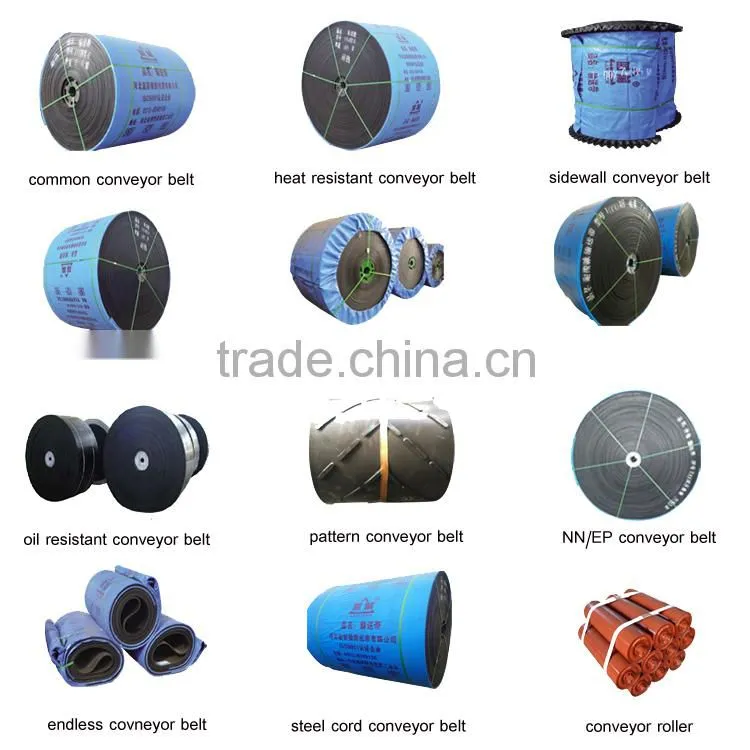cotton covered with rubber conveyor belt manufacturer for mining machine