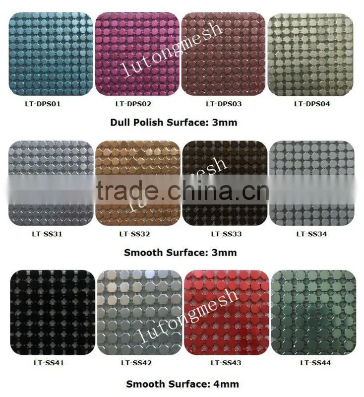 aluminium woven mesh metal fabric