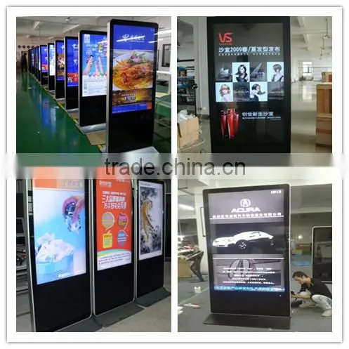 110inch indoor/outdoor advertising player, LED magic mirror SENSOR advertising display with WI-FI