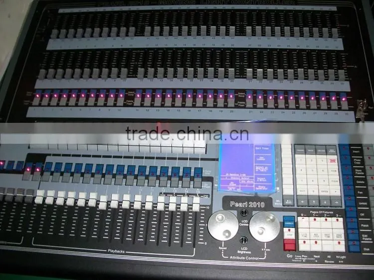 CE LVD EMC FCC Stage Lighting Console DMX512 2048CH 2010 Pearl Controller