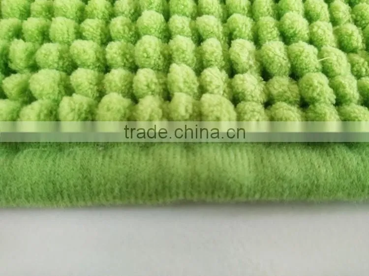 home textile tufted sebs back chenille mat