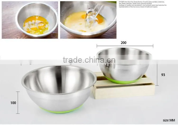 30pcs stainless steel salad bowls silicon molds cake silicone bakeware set