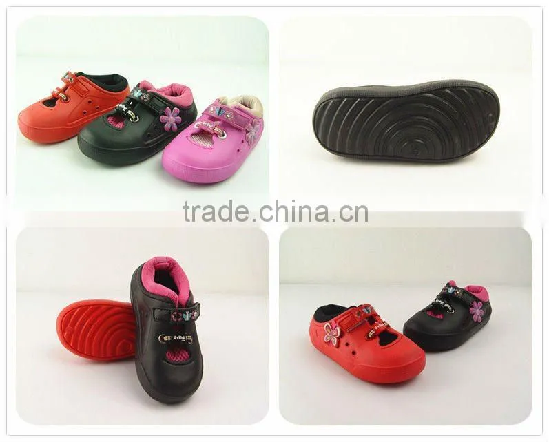 winter kids clogs with fur and without holey clogs