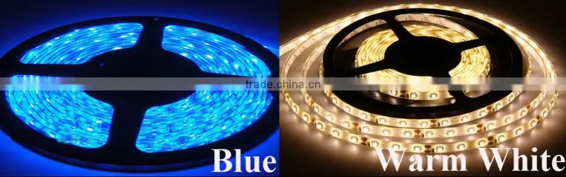 high brightness double board 2 years warranty 12v led strip light Blue Flexible Led Strip light 5050 60led/m rope light led belt