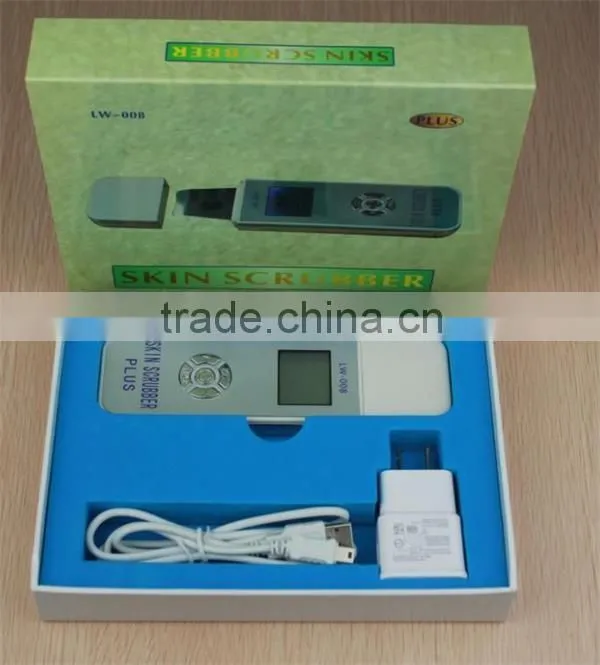 High Quality Handled Recharging Ultrasonic Skin Scrubber