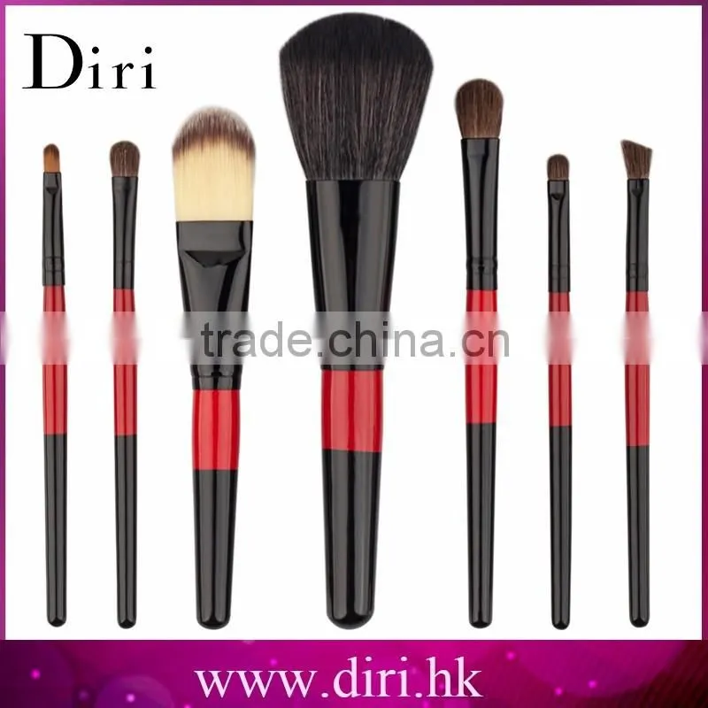 Hot sale newest professional aluminum tube goat synthetic hair makeup brushes