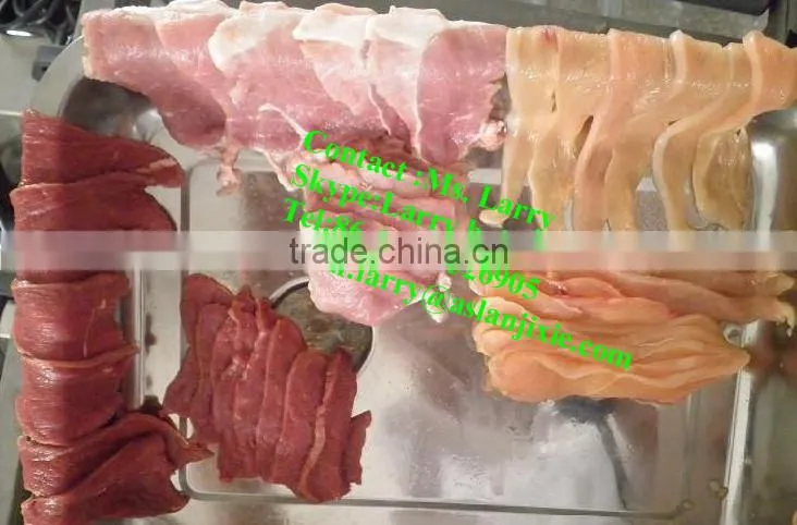 chicken meat cutting machine/meat strip cutting machine