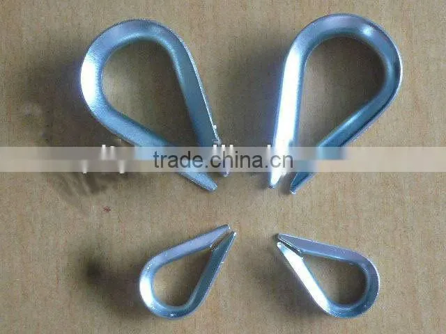 US Type Electric Galvanized Wire Rope Thimble G-411