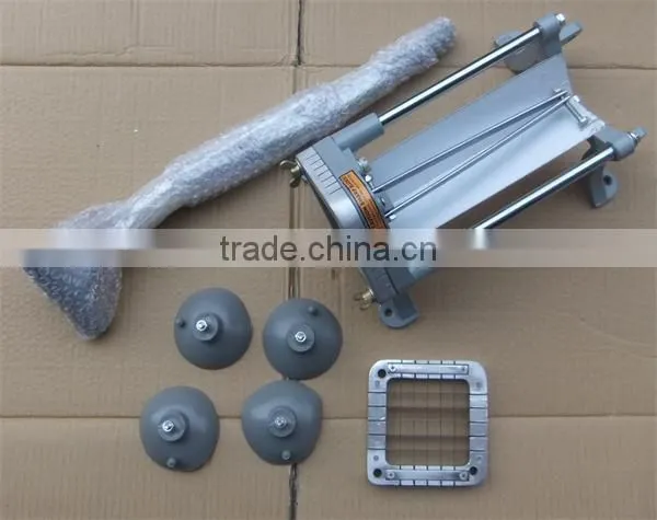 Manual Commercial French Fry Cutter potato chip cutter with three blades