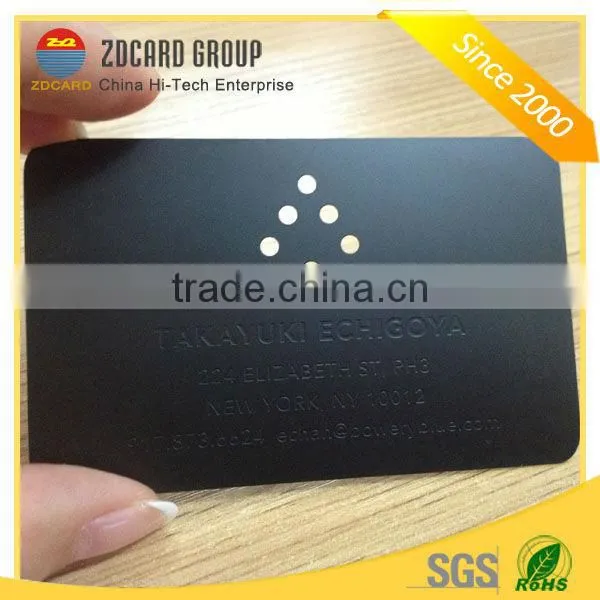 OEM high quality business card metal