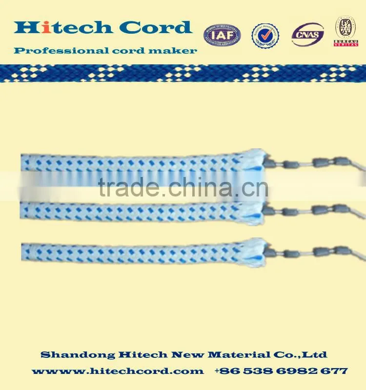 Nylon braided rope with lead for fishing