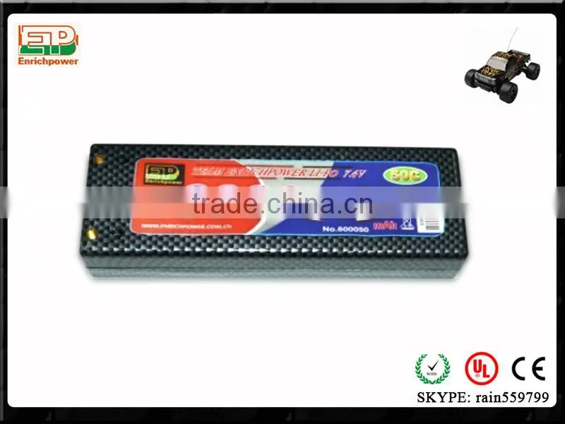 120C 6200mAh 2s rc speed car hardcase Lipos for 1/10, 1/8,1/5
