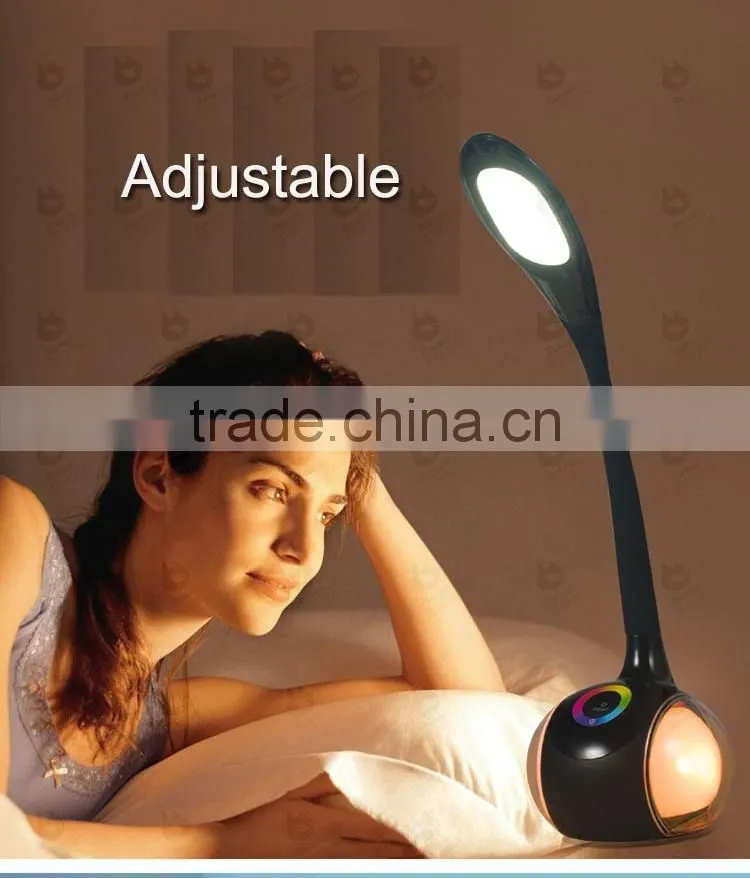 2016 trending products innovative led lamp bluetooth speaker