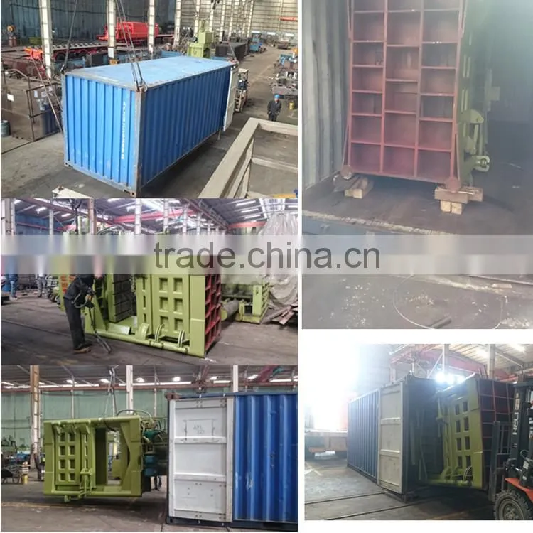 YJ-100 Used Wool Clothes Vertical Baling Machine For Sale