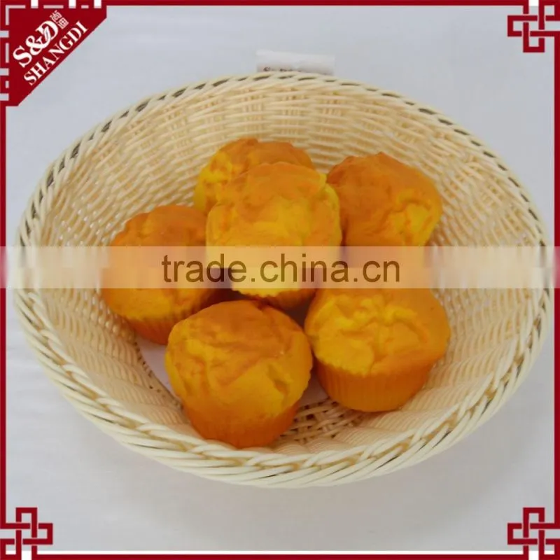 New design beautiful PP rattan bread basket set/3