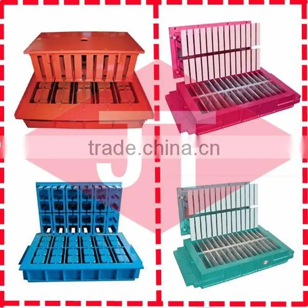 India low price building brick hollow interlocking paver moulds automatic cement block making machine uk